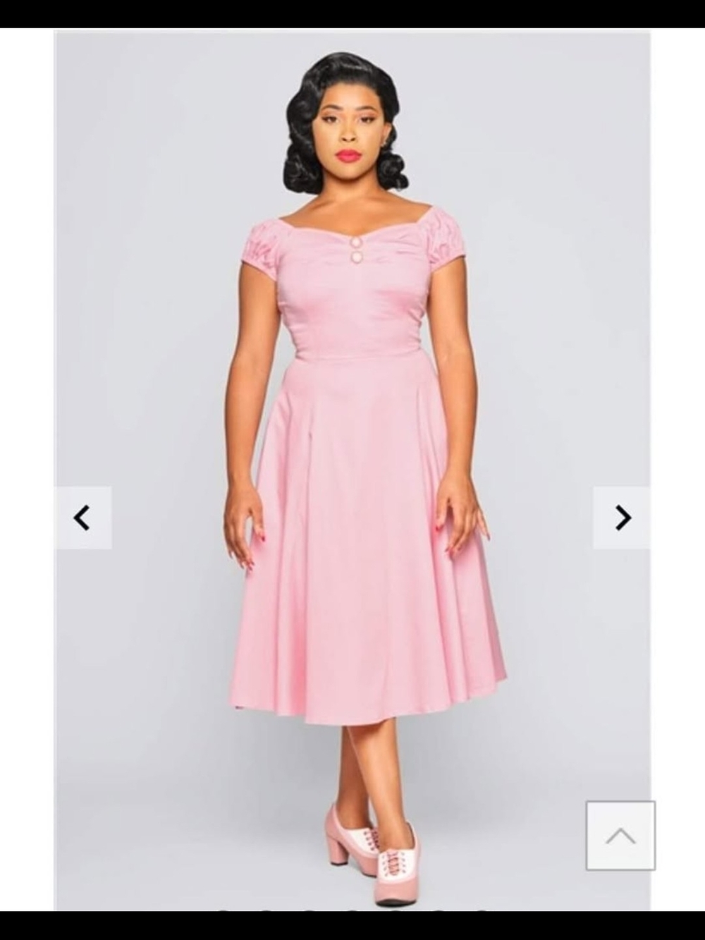 2x Collectif Pink Dolores Dress